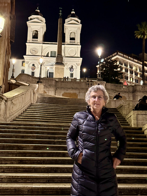 Spanish Steps Barbara at the Spanish Steps, Rome